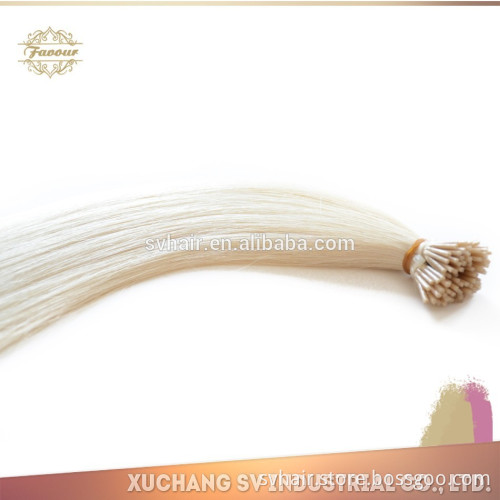 Best quality2015 Wholesale Full Cuticle Natural Silky Straight Remy Human Hair Cuticle Remy Chinese I Tip Hair extension